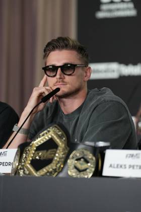 Fame Fighting 2026 Press Conference: Tommy Pedroni at the press conference for the fourth edition of Fame Fighting Celebrity Boxing on October 11, 2026, at the Atlantic Hotel in Essen, North Rhine-Westphalia