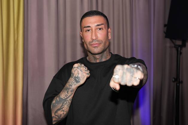 Fame Fighting 2026 Press Conference: Bobby Chambers at the press conference for the fourth edition of Fame Fighting Celebrity Boxing on October 11, 2026, at the Atlantic Hotel in Essen, North Rhine-Westphalia