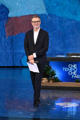 IPA89573714 - Milan, TV Show Che Tempo Che Fa - Nove. Pictured: Fabio Fazio Copyright: xTe-Cox xComi Terenghix IPA89573714