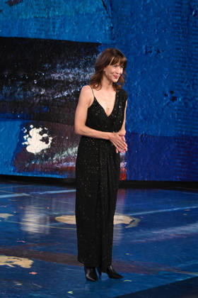 IPA89573745 - Milan, TV Show Che Tempo Che Fa - Nove. Pictured: Sophie Marceau Copyright: xTe-Cox xComi Terenghix IPA89573745