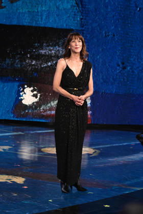 IPA89573748 - Milan, TV Show Che Tempo Che Fa - Nove. Pictured: Sophie Marceau Copyright: xTe-Cox xComi Terenghix IPA89573748