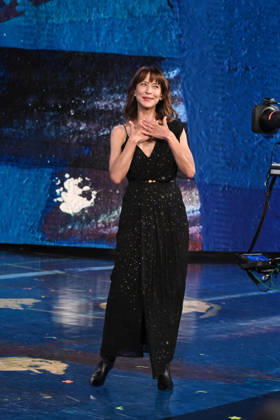 IPA89573760 - Milan, TV Show Che Tempo Che Fa - Nove. Pictured: Sophie Marceau Copyright: xTe-Cox xComi Terenghix IPA89573760