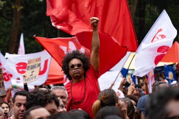 October 11, 2026, Sao Paulo, Sao Paulo, Brasil: So£o Paulo, Brazil. 11 Oct 2026. The president of Brazil, Luiz Ino¡cio Lula da Silva (PT), takes part in a rally with supporters in So£o Paulo, Brazil, on October 11, 2026. Sao Paulo Brasil - ZUMAl146 20261011_aaf_l146_028 Copyright: xPauloxLopesx