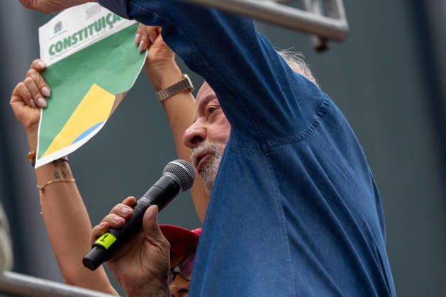 October 11, 2026, Sao Paulo, Sao Paulo, Brasil: So£o Paulo, Brazil. 11 Oct 2026. The president of Brazil, Luiz Ino¡cio Lula da Silva (PT), takes part in a rally with supporters in So£o Paulo, Brazil, on October 11, 2026. Sao Paulo Brasil - ZUMAl146 20261011_aaf_l146_029 Copyright: xPauloxLopesx