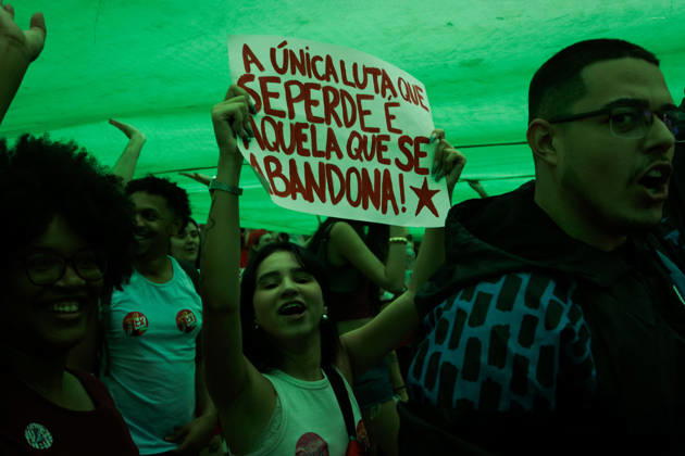 October 11, 2026, So£O Paulo, So£O Paulo, Brazil: ManifestaoÂßo£o em apoio ao Presidente da Repoºblica do Brasil, Lula da Silva, em So£o Paulo. So£O Paulo Brazil - ZUMAb296 20261011_zip_b296_001 Copyright: xHumbertoxBispox