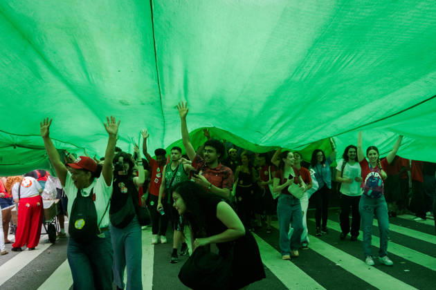October 11, 2026, So£O Paulo, So£O Paulo, Brazil: ManifestaoÂßo£o em apoio ao Presidente da Repoºblica do Brasil, Lula da Silva, em So£o Paulo. So£O Paulo Brazil - ZUMAb296 20261011_zip_b296_006 Copyright: xHumbertoxBispox