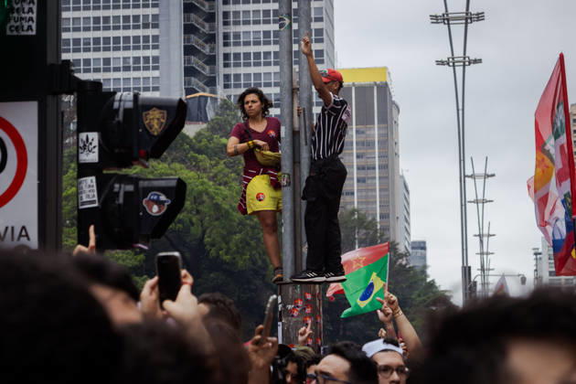 October 11, 2026, So£O Paulo, So£O Paulo, Brazil: ManifestaoÂßo£o em apoio ao Presidente da Repoºblica do Brasil, Lula da Silva, em So£o Paulo. So£O Paulo Brazil - ZUMAb296 20261011_zip_b296_011 Copyright: xHumbertoxBispox