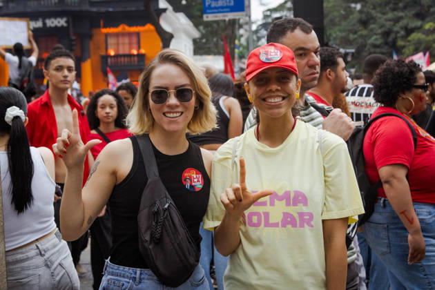 October 11, 2026, So£O Paulo, So£O Paulo, Brazil: ManifestaoÂßo£o em apoio ao Presidente da Repoºblica do Brasil, Lula da Silva, em So£o Paulo. So£O Paulo Brazil - ZUMAb296 20261011_zip_b296_009 Copyright: xHumbertoxBispox
