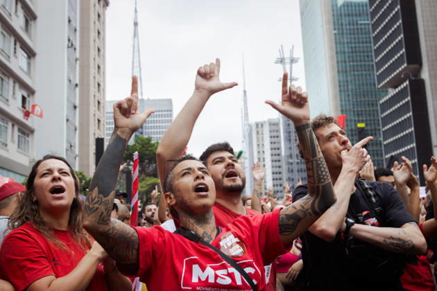 October 11, 2026, So£O Paulo, So£O Paulo, Brazil: ManifestaoÂßo£o em apoio ao Presidente da Repoºblica do Brasil, Lula da Silva, em So£o Paulo. So£O Paulo Brazil - ZUMAb296 20261011_zip_b296_010 Copyright: xHumbertoxBispox