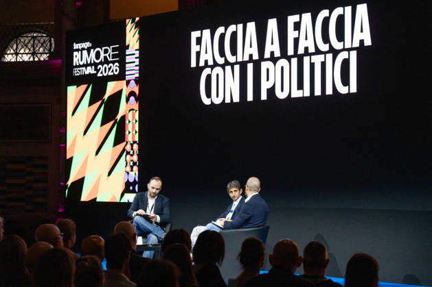 Giovanni Donzelli During Rumore Festival 2026 - Rome Giovanni Donzelli participates in the Face-to-Face with Politicians panel at Fanpage.it’s Rumore Festival 2026 in Rome, Italy on October 11, 2026. Photo by Andrea Bracaglia ABACAPRESS.COM Rome Italy Italy  Copyright: xBracagliaxAndrea ABACAx