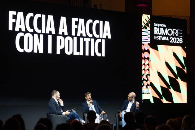 Giovanni Donzelli During Rumore Festival 2026 - Rome Giovanni Donzelli participates in the Face-to-Face with Politicians panel at Fanpage.it’s Rumore Festival 2026 in Rome, Italy on October 11, 2026. Photo by Andrea Bracaglia ABACAPRESS.COM Rome Italy Italy  Copyright: xBracagliaxAndrea ABACAx