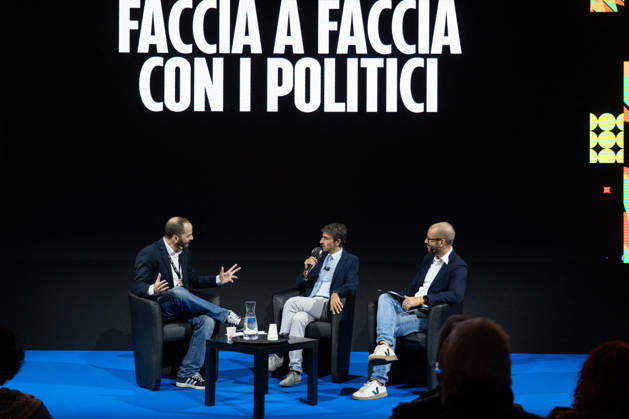 Giovanni Donzelli During Rumore Festival 2026 - Rome Giovanni Donzelli participates in the Face-to-Face with Politicians panel at Fanpage.it’s Rumore Festival 2026 in Rome, Italy on October 11, 2026. Photo by Andrea Bracaglia ABACAPRESS.COM Rome Italy Italy  Copyright: xBracagliaxAndrea ABACAx