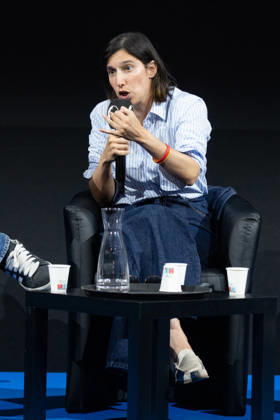 Elly Schlein During Rumore Festival 2026 - Rome Elly Schlein, Secretary of the Italian Democratic Party, participates in the Face-to-Face with Politicians panel at Fanpage.it’s Rumore Festival 2026 in Rome, Italy on October 11, 2026. Photo by Andrea Bracaglia ABACAPRESS.COM Rome Italy Italy  Copyright: xBracagliaxAndrea ABACAx