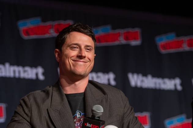 October 11, 2026, New York, New York, United States: Shane Harper speaks at a panel discussion for CBS new series NCIS: NEW YORK.during New York Comic Con 2026 at The Jacob K. Javits Convention Center on October 11, 2026 in New York City. New York United States - ZUMAs197 20261011_aaa_s197_457 Copyright: xRonxAdarx