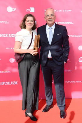 Selma Brauns and Hans Georg Kaiser of the Freiburg Baroque Orchestra at the 2026 Opus Klassik Awards ceremony at the Konzerthaus am Gendarmenmarkt in Berlin, October 11, 2026 Foto:xN.xKubelkax xFuturexImagex opus_6059