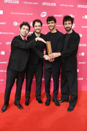 Vision String Quartet at the 2026 Opus Klassik Awards Ceremony at the Konzerthaus am Gendarmenmarkt in Berlin, October 11, 2026 Foto:xN.xKubelkax xFuturexImagex opus_6068