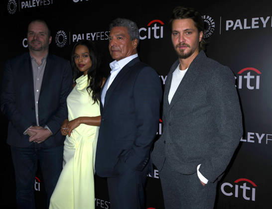 October 11, 2026, New York, Ny, United States: Spencer Hudnut, Ash Santos, Gil Birmingham and Luke Grimes attend PaleyFest NY 2026: CBS s Marshals Season 2. Held at The Paley Museum in New York. Zuma Press October 11, 2026 New York United States  - ZUMAp281 20261011_zea_p281_017 Copyright: xPhotoxImagexPressx