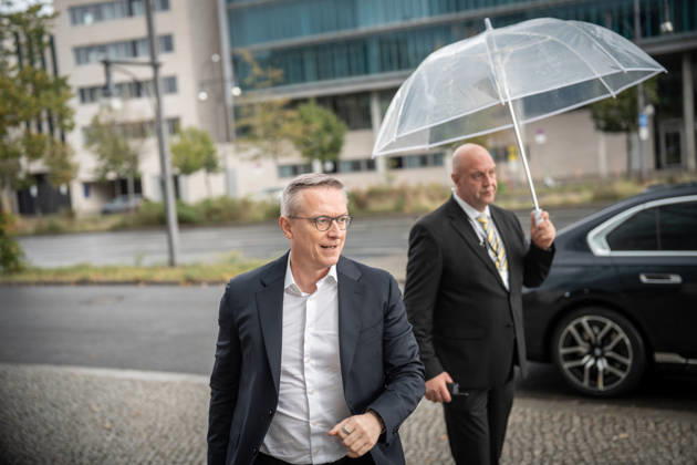 Karsten Wildberger, Federal Minister for Digital Affairs and State Modernization, upon his arrival at the CDU Germany Executive Committee Retreat in Berlin, October 2026, Berlin, Berlin, Germany, Konrad Adenauer House
