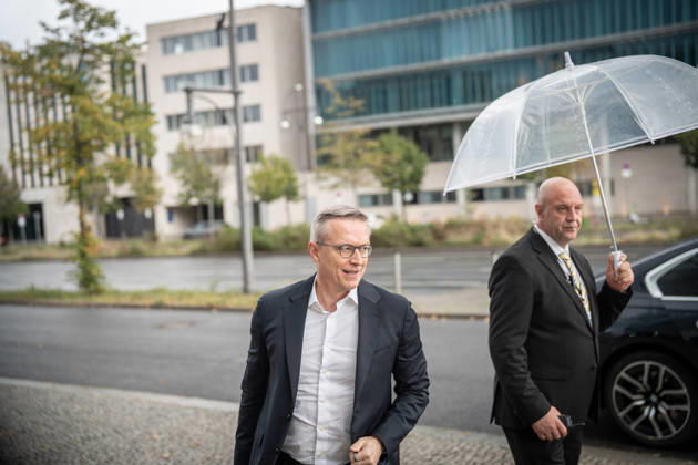 Karsten Wildberger, Federal Minister for Digital Affairs and State Modernization, upon his arrival at the CDU Germany Executive Committee Retreat in Berlin, October 2026, Berlin, Berlin, Germany, Konrad Adenauer House