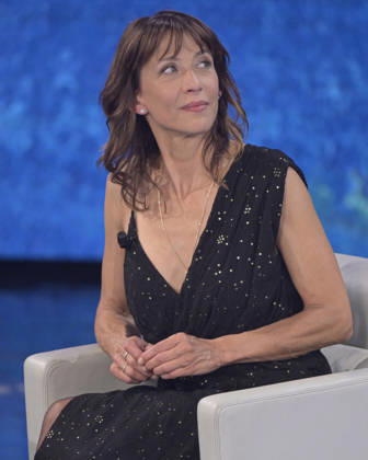 Photo by Mario Romano, IPP Milan, October 11, 2026. TV show *Che Tempo Che Fa*. Pictured: Sophie Marceau, actress. Italy Photo Press World. Copyright *Che Tempo Che Fa*