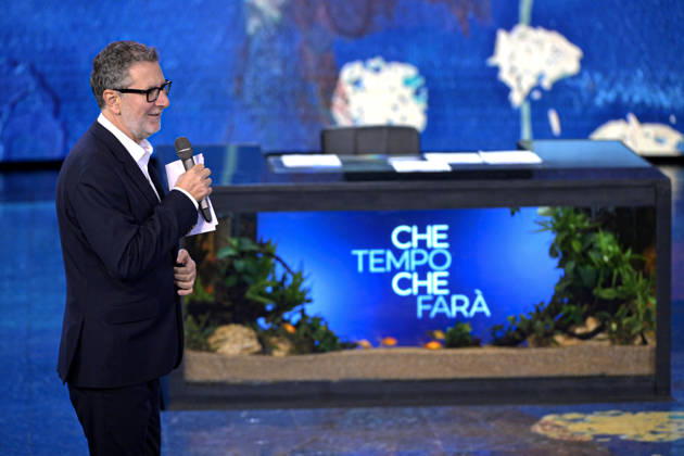 Photo by Mario Romano, IPP Milan, October 11, 2026. TV show *Che Tempo Che Fa*. Pictured: Fabio Fazio. Italy Photo Press World. Copyright *Che Tempo Che Fa*
