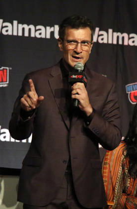 NEW YORK, NY- OCTOBER 11: Nathan Fillion pictured at The Rookie panel during New York Comic Con 2026 at Javits Center on October 11, 2026 in New York City. Copyright: xRWx