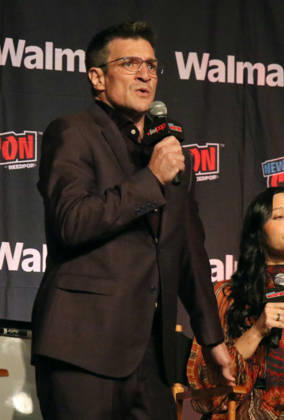 NEW YORK, NY- OCTOBER 11: Nathan Fillion pictured at The Rookie panel during New York Comic Con 2026 at Javits Center on October 11, 2026 in New York City. Copyright: xRWx
