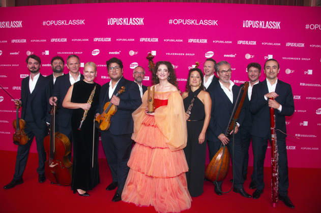 Shira Patchornik and the CHAARTS Ensemble at the 2026 Opus Klassik Awards ceremony at the Konzerthaus am Gendarmenmarkt in Berlin, October 11, 2026 Foto:xC.xBehringx xFuturexImagex opus_6115