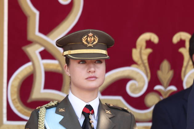 October 12 Parade for Hispanic Heritage Day Princess Leonor during the solemn ceremony honoring the national flag and the military parade for October 12, Hispanic Heritage Day, in Plaza de Cánovas del Castillo, on October 12, 2026, in Madrid, Spain. The events begin with the raising of the flag and are followed by a tribute to those who gave their lives for the country. Subsequently, the military air and ground parades begin. Approximately 4,400 members of the Armed Forces, the security forces, and various civilian public institutions are participating this year in the parade presided over by the King and Queen. The aerial parade featured 50 fighter, training, and transport aircraft, as well as around 30 helicopters. On the ground, some 14  Copyright: xEduardoxParrax 7840747