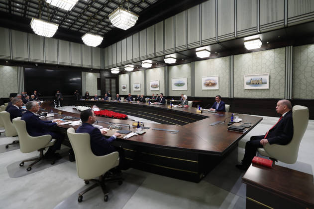 Turkish President Erdogan chairs the cabinet meeting in Ankara ANKARA, TURKIYE - OCTOBER 12: (----EDITORIAL USE ONLY - MANDATORY CREDIT - TURKISH PRESIDENCY MURAT CETINMUHURDAR HANDOUT - NO MARKETING NO ADVERTISING CAMPAIGNS - DISTRIBUTED AS A SERVICE TO CLIENTS----) Turkish President Recep Tayyip Erdogan chairs the cabinet meeting at the Presidential Complex in Ankara, Turkiye on October 12, 2026. Turkish Presidency Murat Cetinmuhurdar Anadolu Ankara Turkey. Editorial use only. Please get in touch for any other usage.  Copyright: x2026xAnadoluxTurkishxPresidency MuratxCetinmuhurdarx