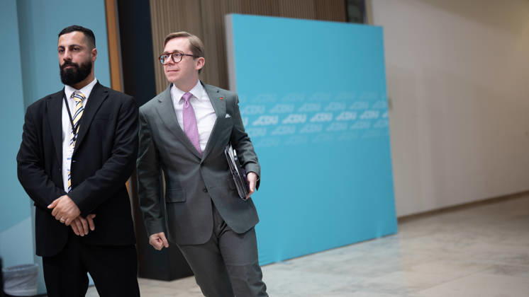 Philipp Amthor, Minister of State for Federal-State Cooperation at the Federal Chancellery; CDU Germany Executive Committee Retreat in Berlin, October 2026, Berlin, Berlin, Germany, Konrad Adenauer House