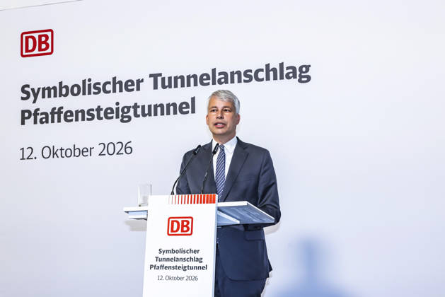 Construction Begins on the Pfaffensteig Tunnel in Stuttgart Steffen Bilger (CDU), Federal Minister of Transportation The 11-kilometer-long rail tunnel is part of the Stuttgart 21 project and, starting in 2033, will connect the Gäubahn line toward Zurich with the airport