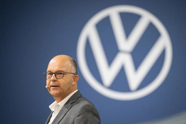 Paris Motor Show Volkswagen Press Conference - Paris AJ CEO Volkswagen Group France, Marc Meurer during the 91st edition of the international Paris Motor Show (Mondial de l’auto) at the Porte de Versailles in Paris on October 12, 2026. Photo by Alexis Jumeau ABACAPRESS.COM Paris France  Copyright: xJumeauxAlexis ABACAx