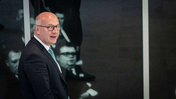 Kai Wegner, Governing Mayor of Berlin, at the Konrad Adenauer House during the CDU Germany Executive Committee Retreat in Berlin, October 2026, Berlin, Berlin, Germany, Konrad Adenauer House