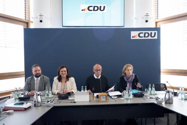 Berlin, Konrad Adenauer House, CDU Berlin, Konrad Adenauer House, CDU, Executive Committee Retreat, Federal Executive Committee Meeting, Friedrich Merz, Secretary-General, Franziska Hoppermann Berlin Berlin GER