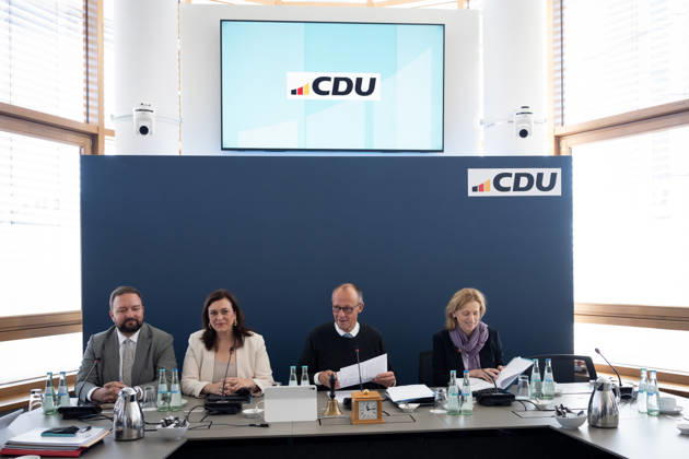 Berlin, Konrad Adenauer House, CDU Berlin, Konrad Adenauer House, CDU, Executive Committee Retreat, Federal Executive Committee Meeting, Friedrich Merz, Secretary-General, Franziska Hoppermann Berlin Berlin GER