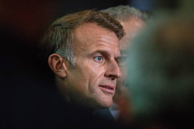President Macron at Paris Motor Show - Paris French President Emmanuel Macron walks through the aisles of the Paris Motor Show 2026 in Paris, France on October 12, 2026. Photo by Denis Prezat ABACAPRESS.COM Paris France  Copyright: xPrezatxDenis ABACAx
