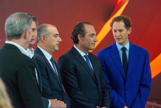 President Macron at Paris Motor Show - Paris Executives from Stellantis and Citroen attend the Paris Motor Show 2026 in Paris, France on October 12, 2026. Photo by Denis Prezat ABACAPRESS.COM Paris France  Copyright: xPrezatxDenis ABACAx