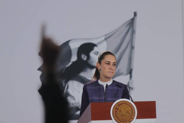 Sheinbaum Addresses USMCA Trade Agreement MEXICO CITY, MEXICO, OCTOBER 12, 2026: Mexican President Claudia Sheinbaum speaks during her morning press conference at the National Palace in Mexico City. Sheinbaum says the United States-Mexico-Canada Agreement (USMCA) remains in force while Mexico continues trade talks with the United States. Mexico city Mexico Copyright: x xCarlosxSantiagox xJNAxPressx