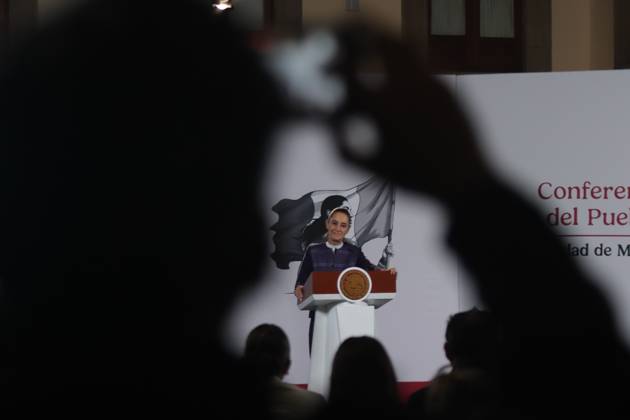 October 12, 2026, Mexico City, Mexico: MEXICO Mexico City, MEXICO, OCTOBER 12, 2026: Mexican President Claudia Sheinbaum speaks during her morning press conference at the National Palace in Mexico City. Sheinbaum says the United States-Mexico-Canada Agreement (USMCA) remains in force while Mexico continues trade talks with the United States. Mexico City Mexico  - ZUMAq101 20261012_zna_q101_083 Copyright: xCarlosxSantiagox