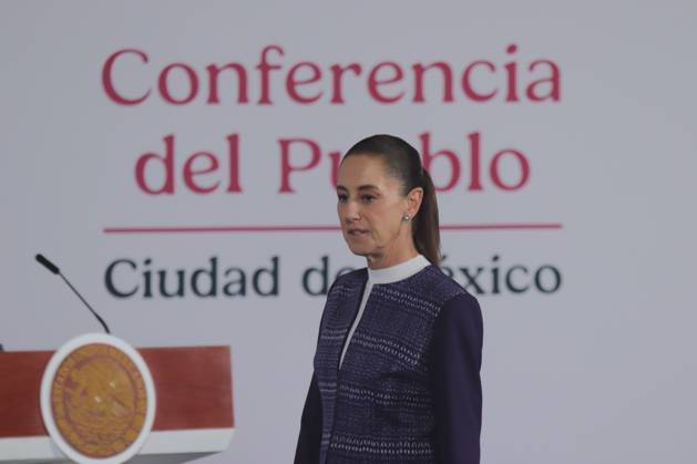 October 12, 2026, Mexico City, Mexico: MEXICO Mexico City, MEXICO, OCTOBER 12, 2026: Mexican President Claudia Sheinbaum speaks during her morning press conference at the National Palace in Mexico City. Sheinbaum says the United States-Mexico-Canada Agreement (USMCA) remains in force while Mexico continues trade talks with the United States. Mexico City Mexico  - ZUMAq101 20261012_zna_q101_086 Copyright: xCarlosxSantiagox