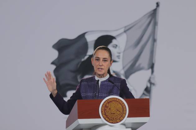 October 12, 2026, Mexico City, Mexico: MEXICO Mexico City, MEXICO, OCTOBER 12, 2026: Mexican President Claudia Sheinbaum speaks during her morning press conference at the National Palace in Mexico City. Sheinbaum says the United States-Mexico-Canada Agreement (USMCA) remains in force while Mexico continues trade talks with the United States. Mexico City Mexico  - ZUMAq101 20261012_zna_q101_089 Copyright: xCarlosxSantiagox