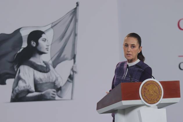 October 12, 2026, Mexico City, Mexico: MEXICO Mexico City, MEXICO, OCTOBER 12, 2026: Mexican President Claudia Sheinbaum speaks during her morning press conference at the National Palace in Mexico City. Sheinbaum says the United States-Mexico-Canada Agreement (USMCA) remains in force while Mexico continues trade talks with the United States. Mexico City Mexico - ZUMAq101 20261012_zna_q101_088 Copyright: xCarlosxSantiagox