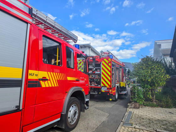 Hund kommt bei Wohnungsbrand in Zell am Harmersbach ums Leben: Wohnung von Zweifamilienhaus steht in Flammen - Bewohner können sich aus völlig verrauchtem Gebäude retten - Feuerwehr kann vermissten Hund jedoch nur noch leblos bergen - Brandursache noch Über Notruf wurde am Montagmittag der Brand eines Zweifamilienhauses in der Ritter-von-Buß-Straße in Zell am Harmersbach gemeldet. Gegen 11:20 Uhr wurde von Nachbarn eine Rauchentwicklung aus dem Dach des Gebäudes festgestellt. Beim Eintreffen der Einsatzkräfte der Feuerwehr und der Polizei waren keine Bewohner im Haus. Lediglich ein Hund befand sich zu diesem Zeitpunkt noch in einer Wohnung. Der Hund konnte kurze Zeit später aus dem verrauchten Gebäude geborgen werden, erlag aber Copyright: xEstherxBuschx xEinsatzReport24x