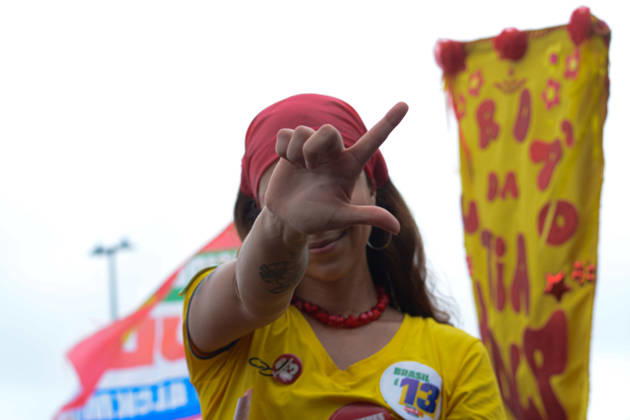 RIO DE JANEIRO, RJ - 12.10.2026: BRASIL PELA DEMOCRACIA RJ - Pro-Lula rally held this afternoon (12) during Brazil for democracy RJ held in Copacabana in Rio de Janeiro, RJ. x3030181x  CarlosxSanttos