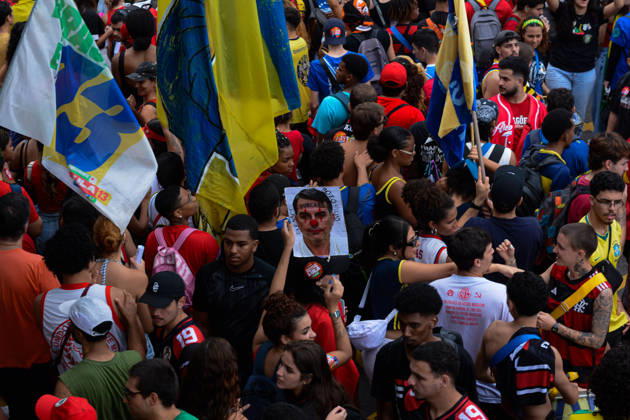 RIO DE JANEIRO, RJ - 12.10.2026: BRASIL PELA DEMOCRACIA RJ - Pro-Lula rally held this afternoon (12) during Brazil for democracy RJ held in Copacabana in Rio de Janeiro, RJ. x3030230x  CarlosxSanttos