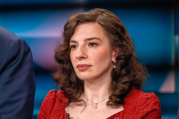 Hart aber Fair from Cologne on October 12, 2026. Pictured: Marina Weisband, Alliance 90 The Greens. She is a journalist and author. Bärbel Bas has resigned as Minister of Labor and SPD chairwoman. Was she treated inhumanely? The politic