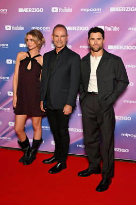 Maddie Phillips and Robbie G K during the opening night of MIPCOM 2026 at the Majestic Hotel in Cannes on October 12, 2026. MIPCOM is the International Market for Audiovisual Content and Co-production. Every October, it brings together TV and media professionals in Cannes for four days of business, networking, and collaboration. Bruno Bebert, Bestimage. MIPCOM 2025 at the Palais des Festivals in Cannes, October 12, 2026, Cannes, France  Copyright: xBrunoxBebertx xBestimagexBrunoxBebertx xBestimagex