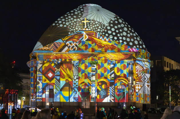 Festival of Lights, Downtown Light Festival, Berlin, October 10, 2026, Bebelplatz, St. Hedwig s Cathedral, 22nd BERLIN FESTIVAL OF LIGHTS, Theme: Colours of Love, light installations, October 12, 2026, Berlin, Germany English Bebelplatz, 22nd Berlin Festival of Lights, Theme: Colours of Love, light installations, October 12, 2026, Berlin, Germany B Copyright: xPeterxEngelkex
