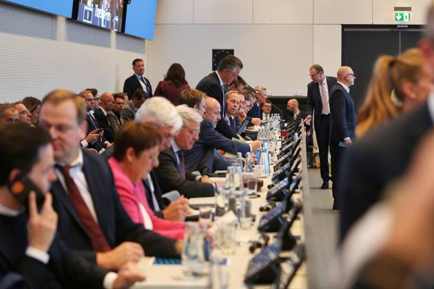 Berlin, Germany, October 13, 2026 German Bundestag Union Caucus Meeting Thorsten Frei (CDU) opens the meeting at the start Copyright: xdtsxNachrichtenagenturx dts_138374